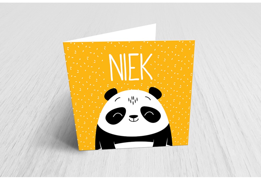 Lachende pandabeer